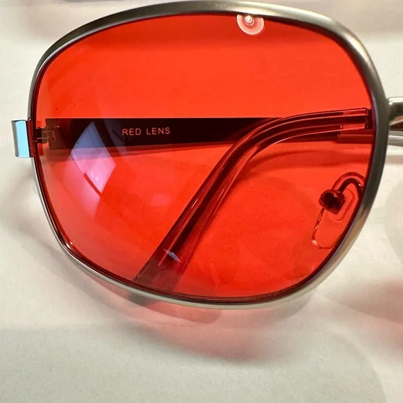 Tyler Durden Sunglasses Shades Fight Club NEW Oliver Peoples 523 Brad Pitt Red - Picture 3 of 16